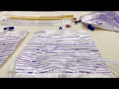 How often should a urinary drainage bag be changed?