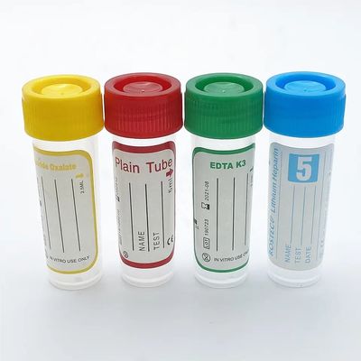गुणवत्ता  Non Vacuum Blood Tube Sterile Disposable Pediatric Micro Edta Blood Sample Capillary Serum Collection कारखाना