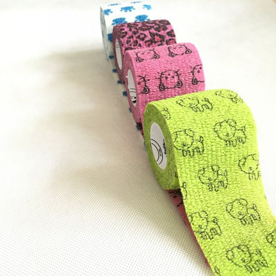 Elastic Medical Conflex Self Adhesive Wrap Bandage Light Cohesive Custom Logo Sport bandages with custom patterns