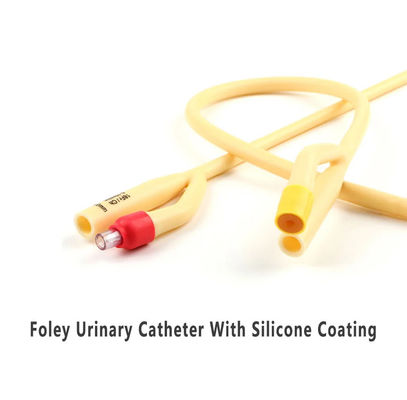 Medical Type Latex Foley External Urethral Catheter 3 Way Latex Foley Catheter